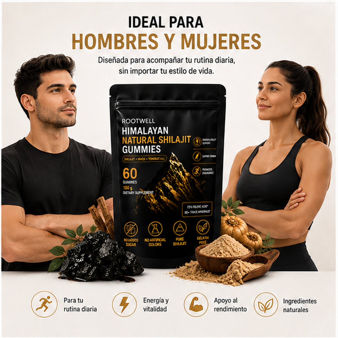 Shilajit 60 Gummies Himalaya con Maca