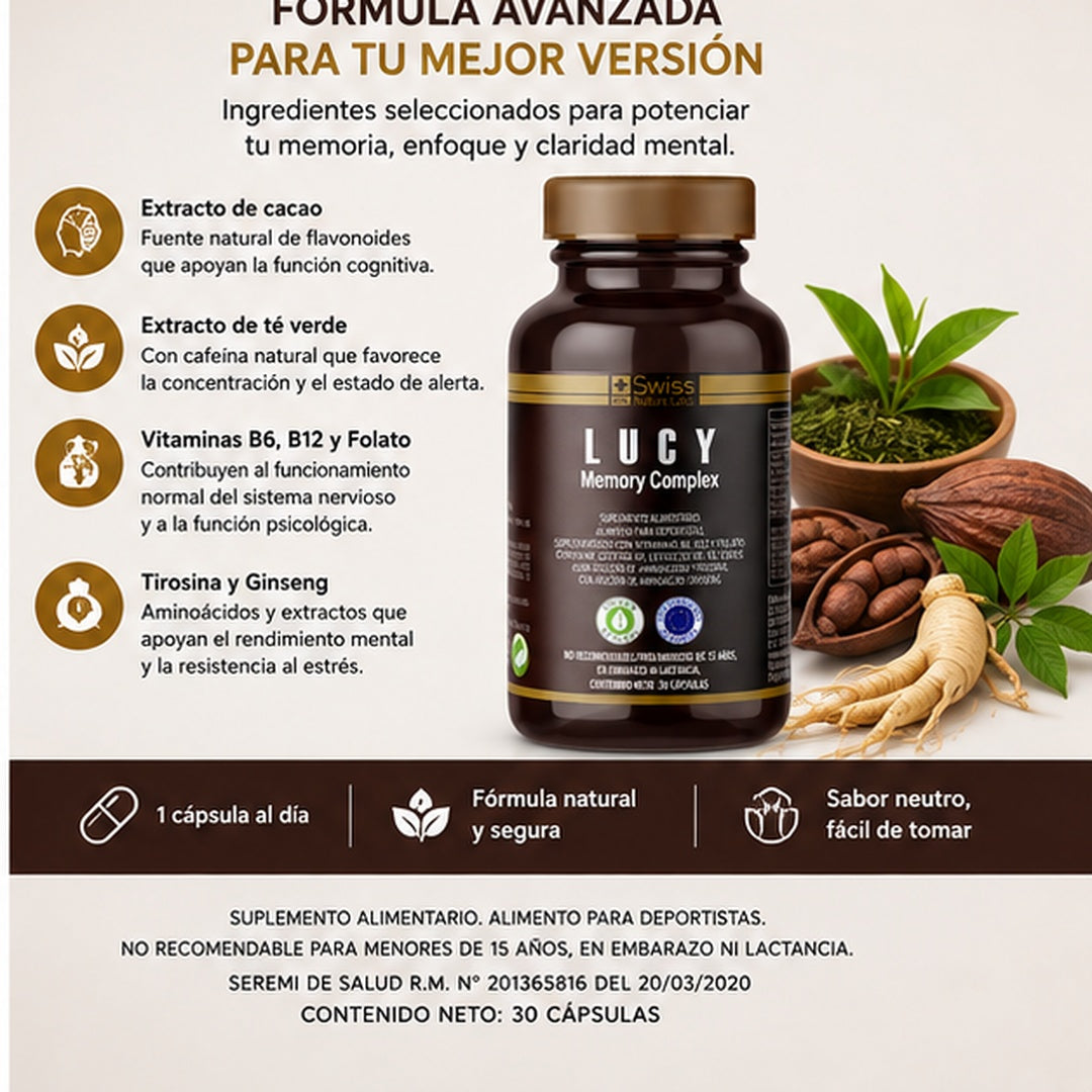 Lucy Memory Complex Memoria y enfoque
