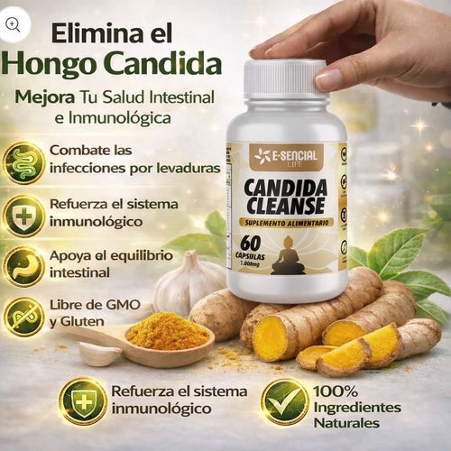 Candida Cleanse detox 1000mg 60 caps