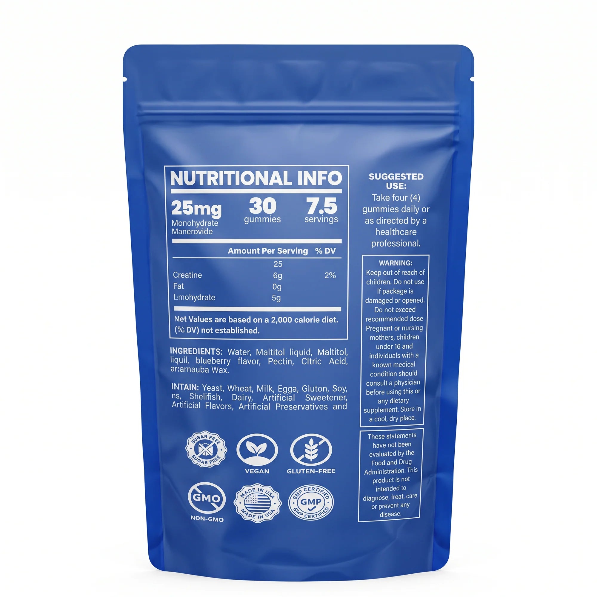CREATINE MONOYDRATE 30 GUMMIES