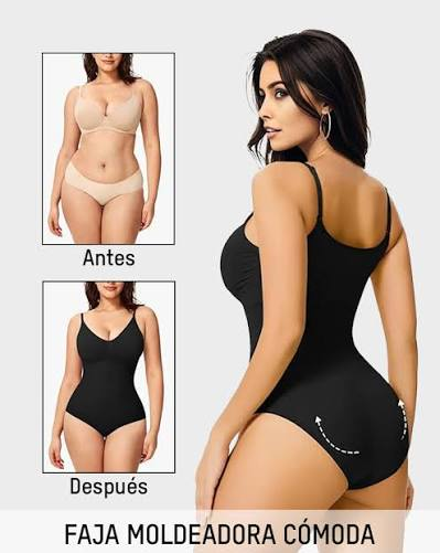 Body moldeador faja reductora — antes y después, faja moldeadora cómoda